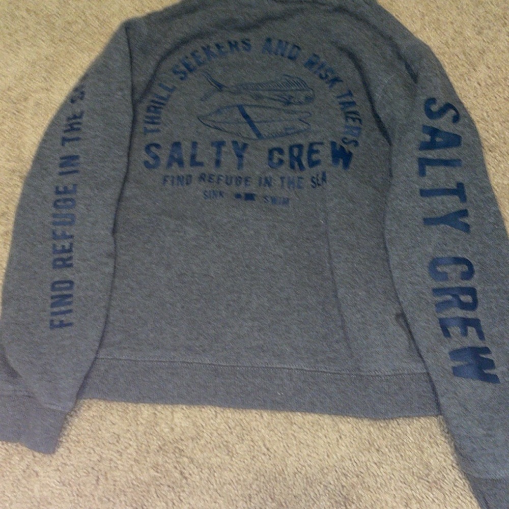 SALTY CREW Lateral Line Boys Hoodie | Large